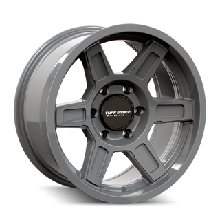 TUFFSTUFF ASCENT TS01 GLOSS GREY 17X8.5 6-135 0MM 87.1MM