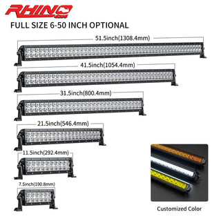Light bar Double Row 30" Rhino 4x4 - RHINO 4X4 UNITED STATES