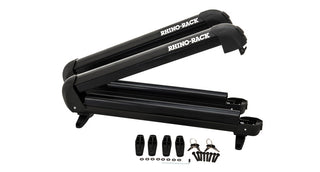 Rhino-Rack Universal Ski/Snowboard Carrier - Fits 4 Pairs of Skis or 2 Snowboards - Black - RHINO 4X4 UNITED STATES