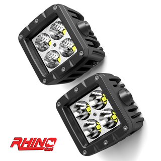 LED Light FLOOD POD Pair 40 W - RHINO 4X4 UNITED STATES