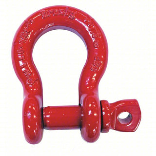 Rhino Shackles  RED 3/4" 2 Pack, D Shackle Rugged 20 Ton (44,000 lbs) Maximum Break Strength, 4.75 Ton (9,500 Lbs) Capacity - RHINO 4X4 UNITED STATES