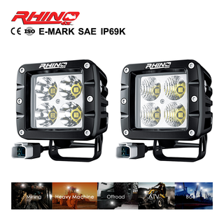 LED Light FLOOD POD Pair 40 W - RHINO 4X4 UNITED STATES