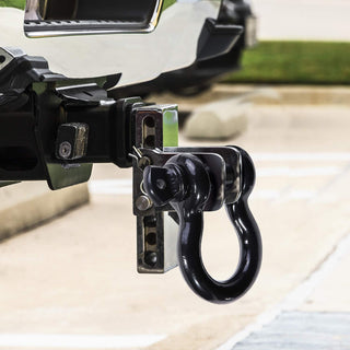 Rhino Shackles  RED 3/4" 2 Pack, D Shackle Rugged 20 Ton (44,000 lbs) Maximum Break Strength, 4.75 Ton (9,500 Lbs) Capacity - RHINO 4X4 UNITED STATES