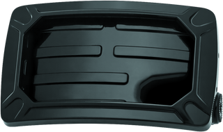 Kuryakyn Nova Curved Horizontal Mount Side License Plate Holder Gloss Black - RHINO 4X4 UNITED STATES