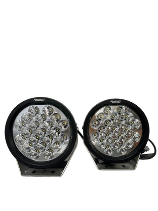 LED ROUND RHINO 4X4  7” 105w pair - RHINO 4X4 UNITED STATES