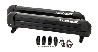 Rhino-Rack Universal Ski/Snowboard Carrier - Fits 4 Pairs of Skis or 2 Snowboards - Black - RHINO 4X4 UNITED STATES
