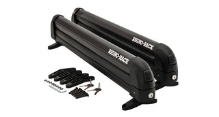 Rhino-Rack Universal Ski/Snowboard Carrier - Fits 4 Pairs of Skis or 2 Snowboards - Black - RHINO 4X4 UNITED STATES