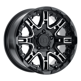 LELST 17X8.5 5X4.5 G-BK MCH-FC -10MM