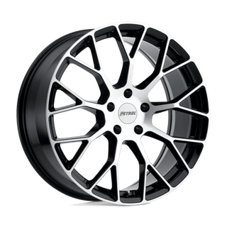 PE P2B 17X8 5X112 76 G-BLK MACH +40