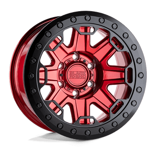 BRRFT 17X8.5 6X135 C-RED-BLKRG 0MM